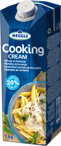MEGGLE сметана за готвене 20% масленост, 1&nbsp;кг